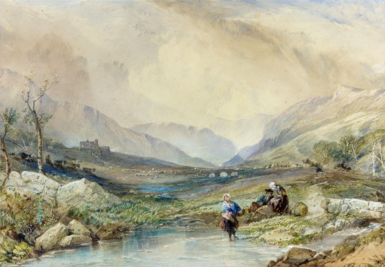 Scottish Valley Samuel Bough Landschaft Ölgemälde